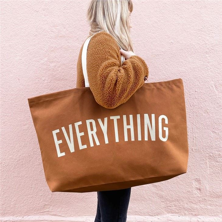 brown shoulder bag