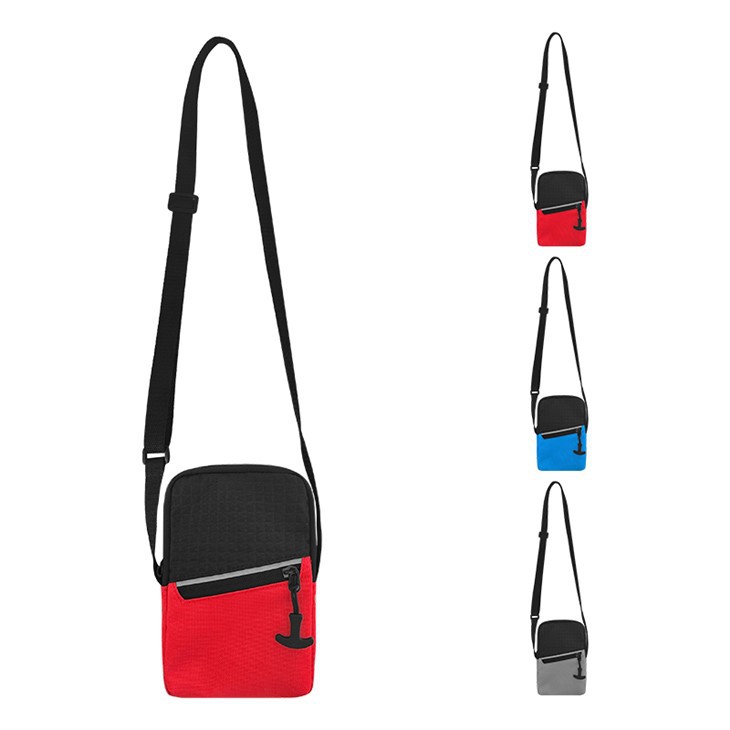 Travel Letter Pillow Chest Crossbody Waist Bag Nylon Zipper Mini Everywhere Fanny Pack Belt Bag With Adjustable Straps For Men